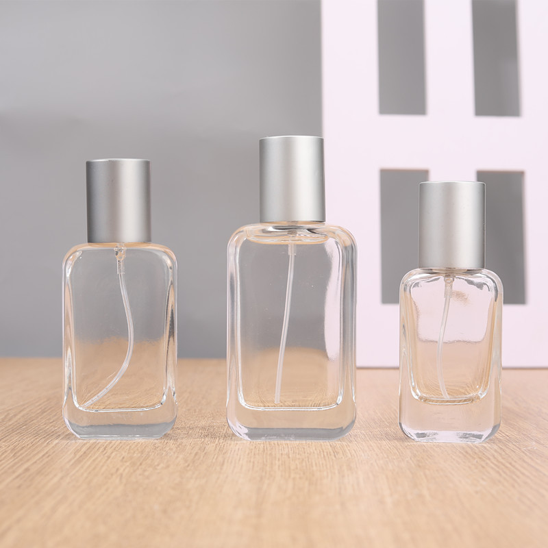 [HCM] Vỏ rỗng, chai đựng nước hoa 20ml, 30ml, 50ml thân bo góc nắp xám ...