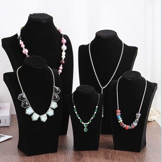 METALWRK Dây chuyền Easel Trưng bày, Chân dung Mannequin Bust Bộ sưu tập trang sức Giá đỡ, Kệ đựng Bông tai nhung Trang sức Treo Vòng cổ Bông tai Mặt dây chuyền