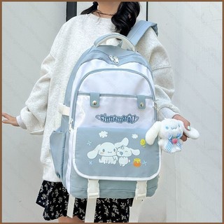YT2 Sanrio Kuromi Cinnamoroll Ba Lô Cho Học Sinh Dung Tích Lớn In Chống Thấm Nước Thời Trang Nữ Hoạt Hình Schoolbag