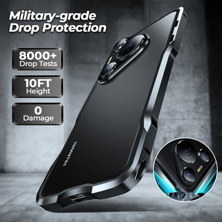 [JLK] Ốp Lưng Nhôm Cho Huawei Pura 70 Ultra 70 Pro + Ốp Lưng P70 Pro P70 Khung Kim Loại Siêu Chống Sốc Vỏ Điện Thoại