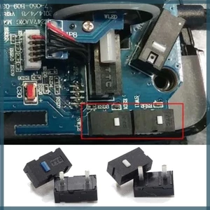 2PCS TTC 2 Pins Blue Dots Mouse Micro Switch For Imperator Naga Hex