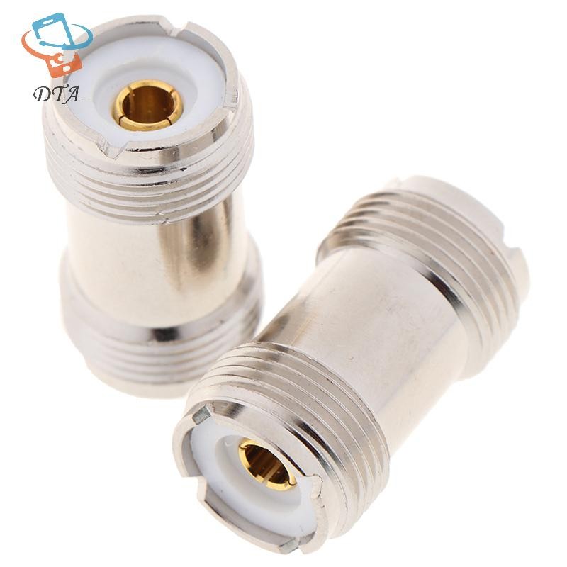 [DTA] Đầu nối bộ chuyển đổi cáp đồng trục RF nữ sang nữ SO-239 UHF cho PL-259 VN