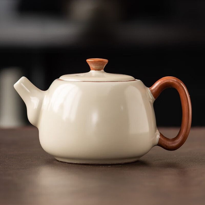 Be Ru Kiln Xishi Pot Open Slice Can Raise Ceramic Kung Fu Tea Set 210ml