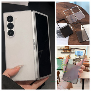 Ốp lưng siêu mỏng Samsung Galaxy Z Fold 7 Z Flip 7 Z Fold 6 5 4 3 Z Flip 6 5 4 3 Ốp cứng mờ / pha lê / đen