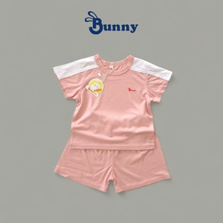 Bộ phối vai mùa hè Bunnybaby chất thun lạnh mềm mát mịn cho bé 4-15kg