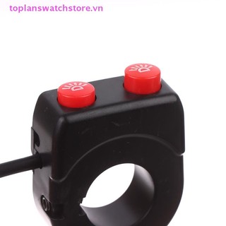 Toplanswatchstore Động Cơ Bật Tín Hiệu Sửa Đổi Phụ Kiện Xe Máy ATV 22mm Tay Lái Sừng Và Nút Kết Hợp Đèn Pha VN