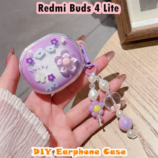【 imamura 】 Dành Cho Redmi Buds 4 Lite Vỏ Silicon Mềm DIY Vỏ Tai Nghe Hoạt Hình Dễ Thương
