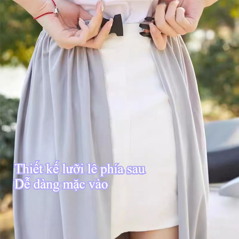 Váy Quây Chống Nắng Nữ,UPF50++,Chất Liệu Băng Lụa Lạnh Chống Tia UV,Freesize