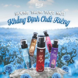 Xịt thơm toàn thân Bird Bodymist đa tầng hương unisex nam nữ lưu hương lâu 12 tiếng - 150ml/chai