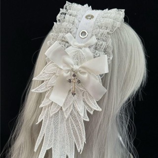 Mũ Quấn Đầu Tai Mèo Ren HABITATCO - Phụ Kiện Tóc Cho cosplay và Style Lolita