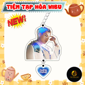Móc Khoá Keychain Acrylic Dương Domic Dopamine Fans 2 Mảnh Mất Kết Nối Tràn Bộ Nhớ Album Debut Tiệm Tạp Hóa Wibu