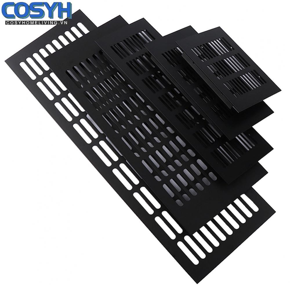 Air Vent Replacement Wardrobes Waterproof Aluminium Bathroom Door Black ...