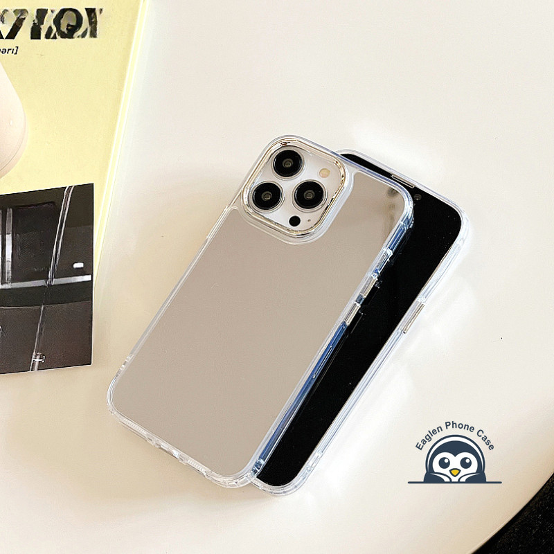 Vỏ Trong Suốt Gương Mỹ Phẩm Đơn Giản Cho Realme C63 C61 C67 C65 C55 C53 C51 C35 C33 C30 C25S C25Y C21Y C17 C15 C12 C1 7i Q5i U1 F9 V23 Vỏ Điện Thoại Mềm Chống Sốc Ốp Lưng