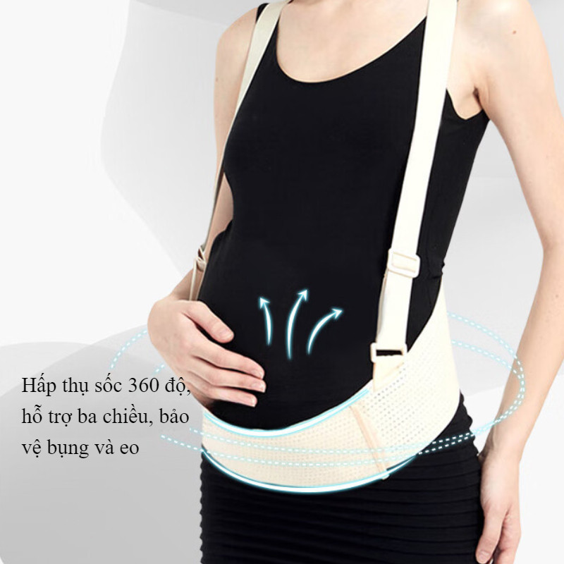 Đai đỡ bụng bầu,Đai Nâng Đỡ Bụng Bầu Co Giãn,Giảm Đau Lưng, Chống Rạn Bụng,chất vải co giãn siêu mềm Nhiều kích thước
