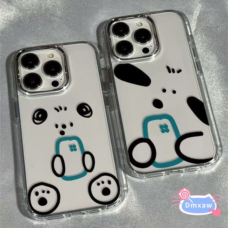 Ốp điện thoại cặp đôi hình chó dễ thương cho Honor 400 300 Pro Ultra 200 Smart 100 90 Lite 80 70 60 50 Pro Plus 60 50 SE Magic 7 6 Pro 5 4 Lite Vỏ hoạt hình vui nhộn Ốp lưng chống sốc