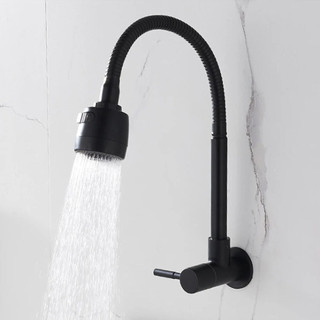 vòi rửa bát, vòi nước bồn rửa chén, Vòi nước gắn tường Ống nước chống rò rỉ mềm 360 độ Vòi nước có bộ lọc phi 20mm