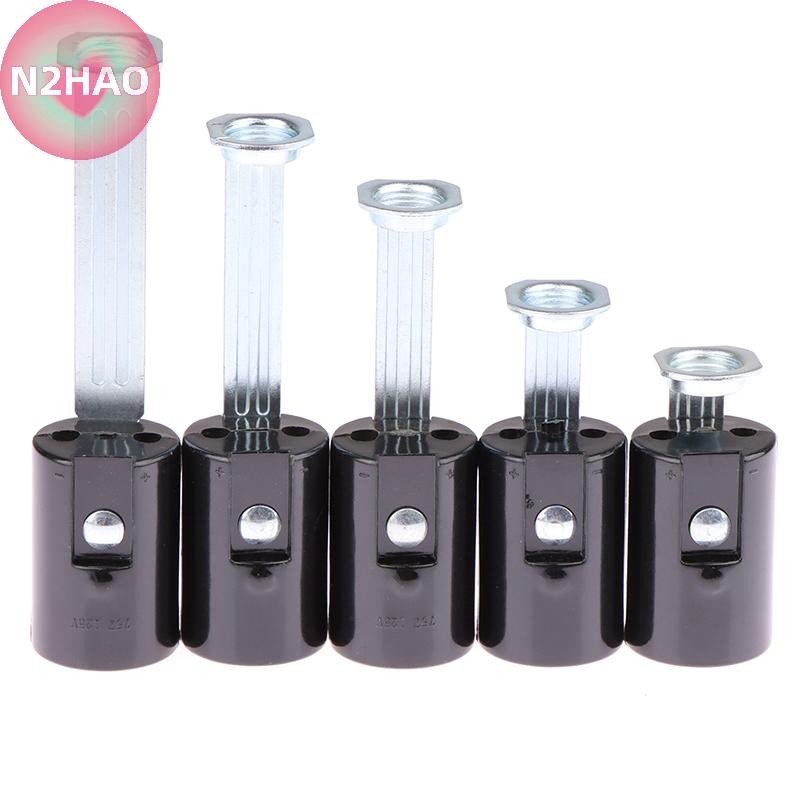 N2HAO 10 Chiếc E14 43mm 53mm 68mm 76mm 86mm Đèn Chùm Nhựa Chiều Cao Đèn Giá Đỡ Đèn Phụ Kiện Đèn Nến Đế Ổ Cắm n