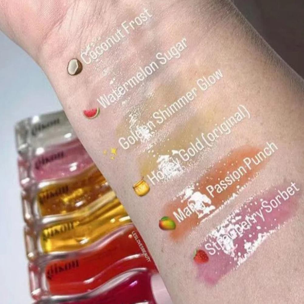 Trái Cây Mật Ong Son Môi Dưỡng Ẩm Lâu Trôi Môi Trang Điểm Để Mận Dầu Môi Môi Môi Chết Loại Bỏ W0t4