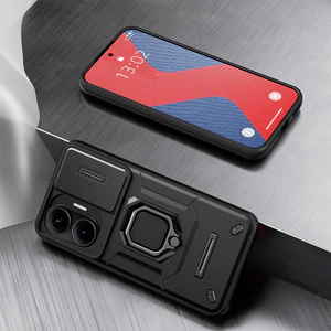 Dành Cho Xiaomi Redmi Turbo 4 Pro Vỏ Giáp Chống Sốc Trượt Bảo Vệ Ống Kính Máy Ảnh Vòng Đứng