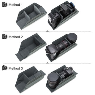 Túi bên trong ống kính máy ảnh OAKANDME, Bảo quản bảo vệ máy ảnh DSLR chống trầy xước, Bộ chia nội thất Bộ sắp xếp máy ảnh hấp thụ sốc chống mài mòn