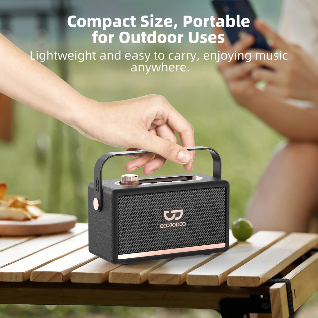 Loa Bluetooth Marshall GOOJODOQ 5.3 BT kết nối không dây âm trầm hỗ trợ cuộc gọi thẻ TF Đĩa U