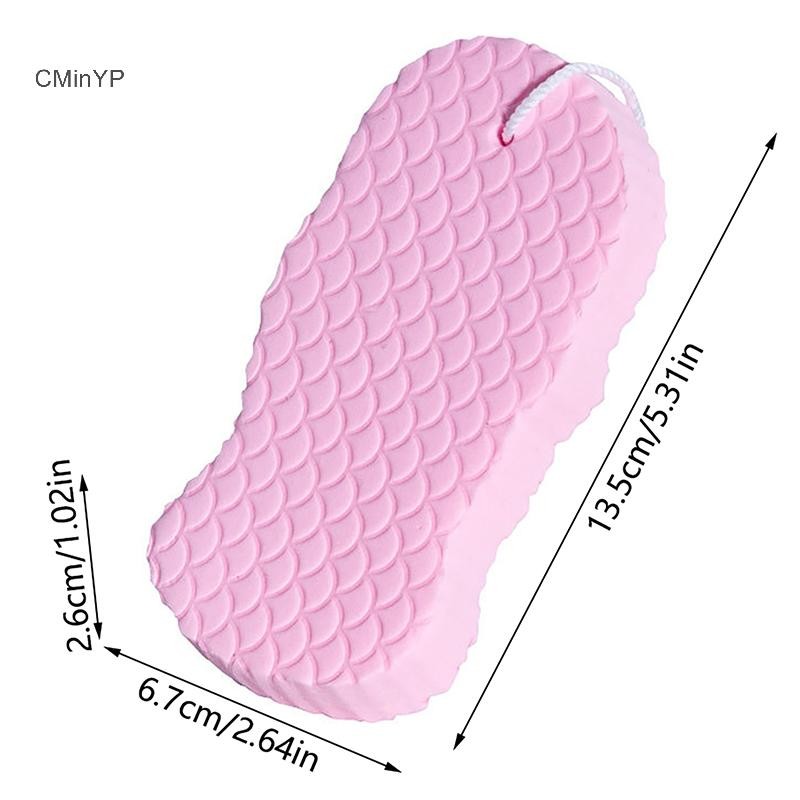 Cminyp Home Sponge Body Scrubber Tắm Tẩy Tế Bào Chết Chà Tắm Bàn Chải Làm Sạch Da Toàn Thân Vinh Quang