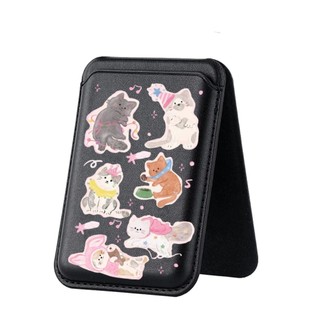 Anime Phong Cách Mèo Họa Tiết Ví Cho iPhone 16 15 14 13 12 pro Max 16Plus Thẻ Điện Thoại Cho Ốp Lưng Bỏ Túi Bao