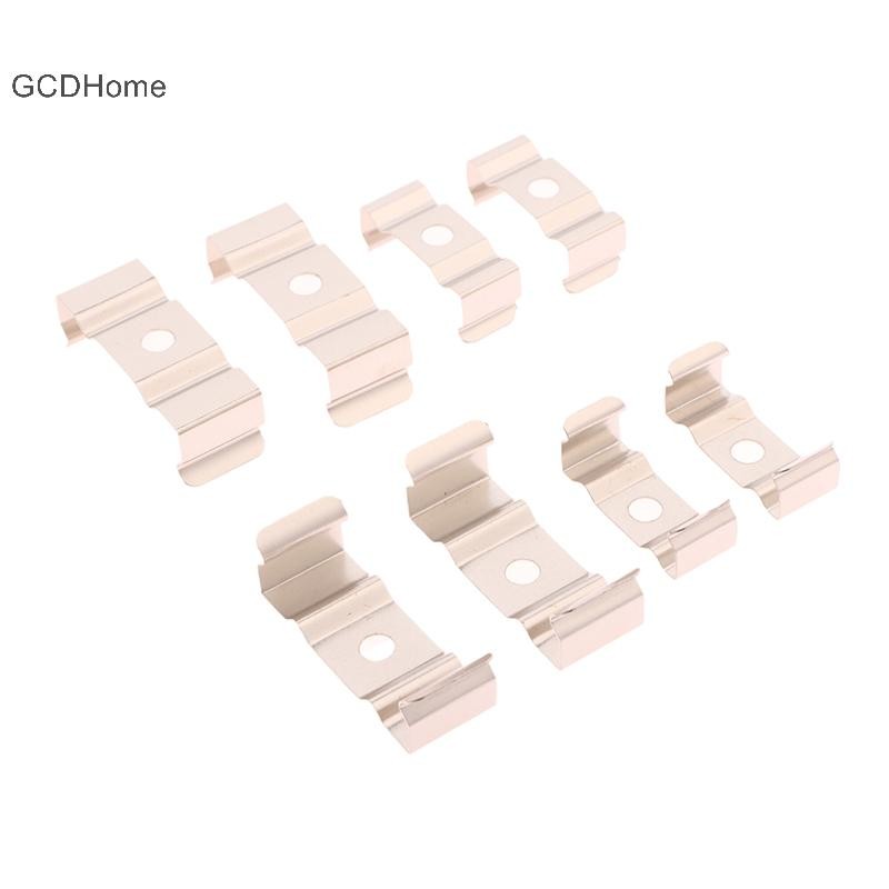 Gcdhome 50 Cái Giá đỡ kẹp ống LED T5 / T8 cho ổ cắm đèn / Đèn trần / Đèn cố định cho thiết bị điện gia dụng HOT