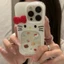 3D DIY Mèo Đỏ Dễ Thương Cho iPhone 17 16 15 14 13 12 11 Pro Max X Xr XsMax 7 8 Plus SE2020