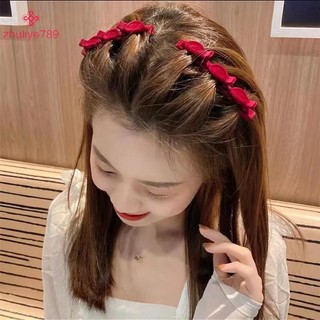 < zhuliye789 > Mũ Trùm Đầu Flocked Bangs Nữ Dễ Thương Barrettes Hairgrip Kẹp Tóc Phụ Kiện Tóc