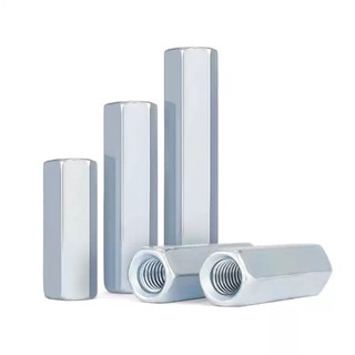 ((LXY) Ống nối ty ren lục giác mạ kẽm  - Nối ren Đai ốc n M10 / M12 / M14 / M16 / M18 / M20 / M22 / M24 (RM-VN-1)