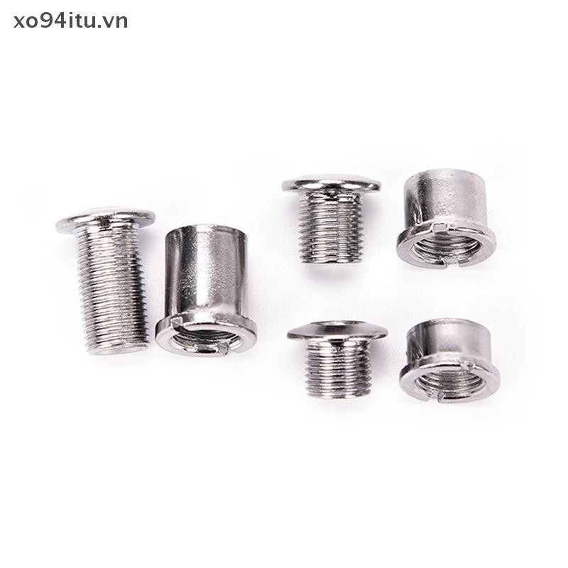 XOITU 5 Cặp Crankset Bu Lông Quay Bu Lông Xe Đạp Xích Bu Lông Quay Vít Đai Ốc VN