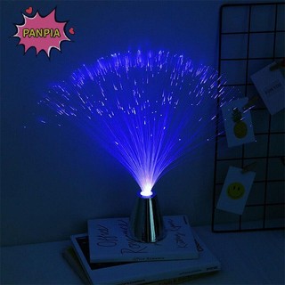 Pnpia Đèn LED sợi quang nhiều màu Đèn ngủ Giáng sinh Đám cưới Ngày lễ Trang trí nội thất Boutique