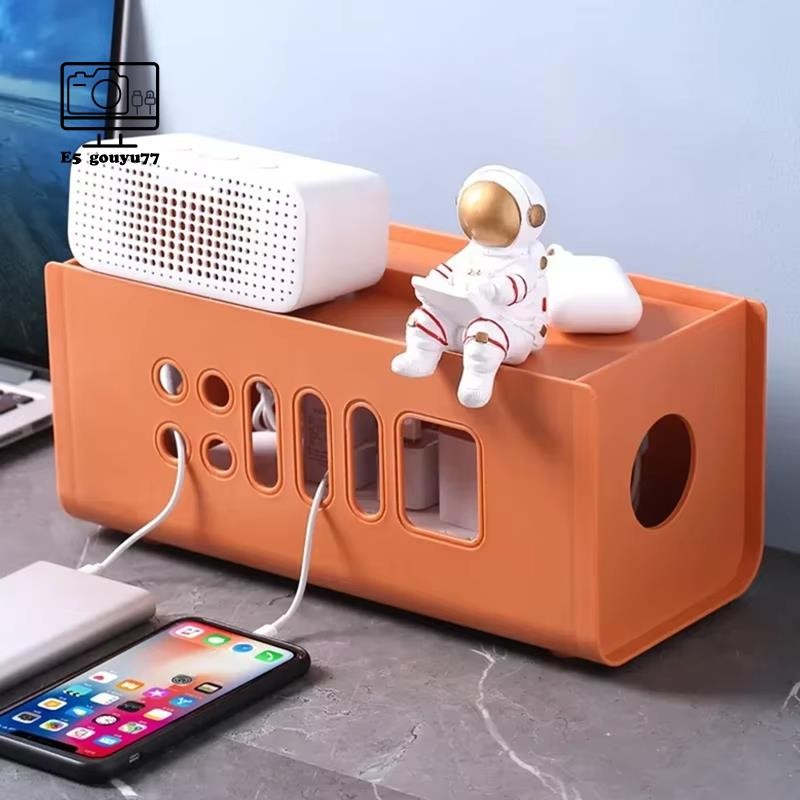 [gouyu77] Hộp sắp xếp cáp cho bàn làm việc - Ổ cắm điện, Giá đỡ dây nguồn, Quản lý bảng cắm trên máy tính để bàn