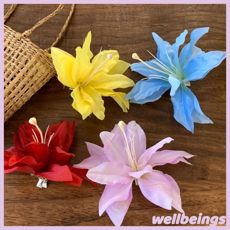 Wellb Beach Phong Cách Dễ Thương Bé Gái Kid Kẹp Tóc Hoa Tóc Barrettes Cho Nữ Bé Gái