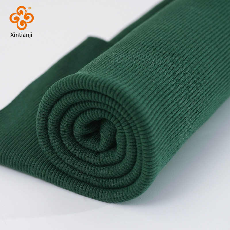 Cotton Spandex Rib Vải Cho Mùa Đông Áo Len Cổ Áo Placket Quần Áo Áo Áo Còng DIY May Phụ Kiện Chất Liệu 50x120cm K302876