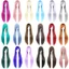 THEGIRL8B Halloween Cosplay Tóc Giả, Chịu Nhiệt Gothic Tóc Tổng Hợp Dài, Nhiều Lớp Tự Nhiên Đỏ Tím Anime Thẳng Tóc Nữ