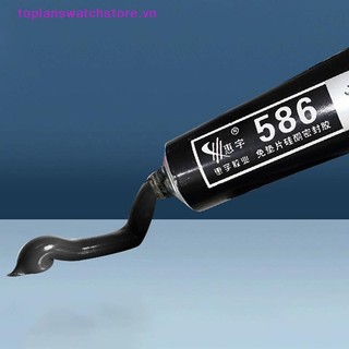 Toplanswatchstore keo dán ô tô 586 đen silicone chống thấm dầu, chất bịt kín sửa chữa VN