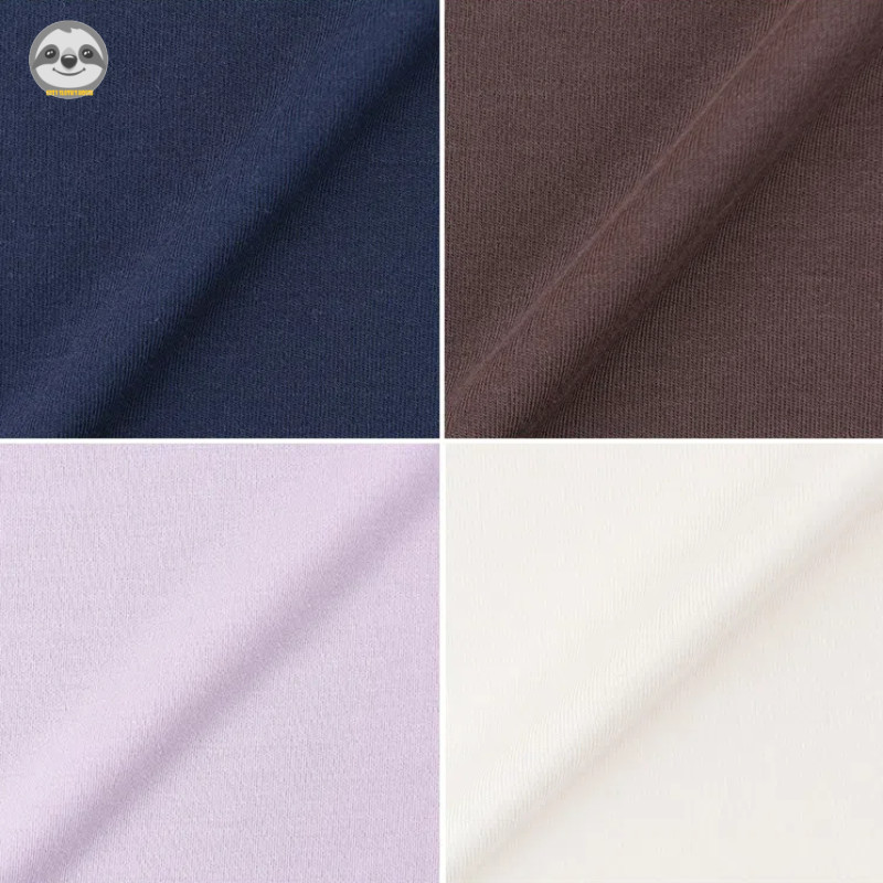 Phong cách Nhật Bản Muji Style / Đồ ngủ dệt kim Cotton pha trộn Modal / Cặp đôi liền mạch có thể mặc đồ ngủ bên ngoài / Bộ đồ ngủ mềm mại