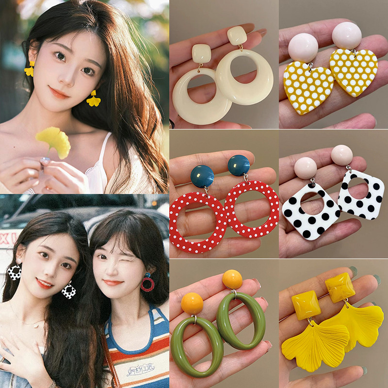 Bông tai thời trang Bông tai sang trọng Trang sức nữ