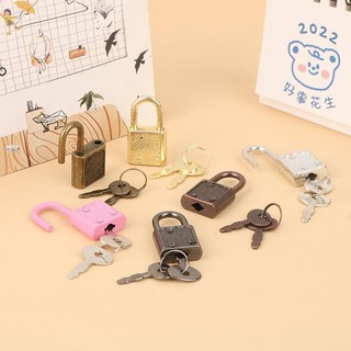 [GOU] 1 Bộ Ổ Khóa Hình Chữ Nhật Khóa Phần Cứng Hành Lý Có Khóa Chìa Khóa Du Lịch Hộp Trang Sức Cưới Nhật Ký Vali VN