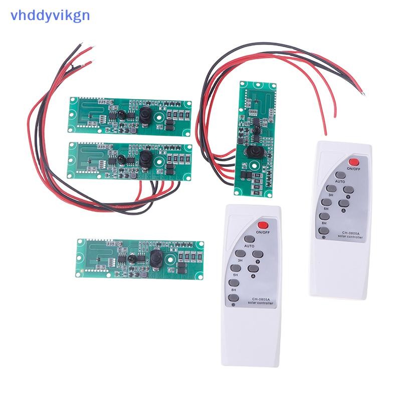 Bộ điều khiển đèn tường năng lượng mặt trời Vhd 3.2V 3.7V Cơ thể con người Bảng mạch cảm ứng hồng ngoại Thời gian + Radar vi sóng Cảm ứng VN