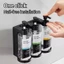 Chai đựng nước súc thân dầu gội ROLY, Chai dầu gội rỗng màu hổ phách 300ML, có máy bơm Chai tắm treo tường dung tích lớn
