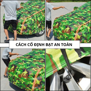 Bạt phủ xe ô tô VINFAST Fadil,Lux A2.0,Lux SA2.0, VFe34,3,5,6,7,8,9-vải dù rằn ri cao cấp