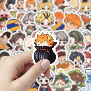 103 chiếc Haikyuu!! Hoạt Hình Dán DIY Điện Thoại Hành Lý Laptop Chống Thấm Nước Anime Dễ Thương Miếng Dán