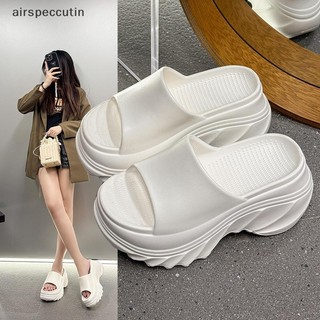 Airspecutin Mùa Hè 2025 Giày Nữ Đế Dày Mới Phù Hợp Với Tăng Cường Chiều Cao Chống Trơn Trượt Dép Đi Trong Nhà EN
