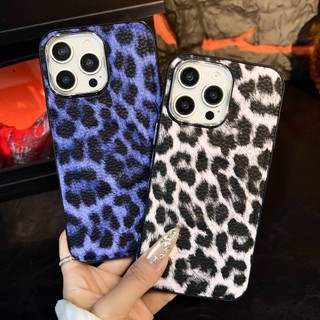 Ốp điện thoại TPU in hình da báo thời trang mới cho iPhone 16 15 14 13 12 11 Pro Max 14 Plus 15 Plus 16 Plus có vỏ chống sốc mềm từ tính