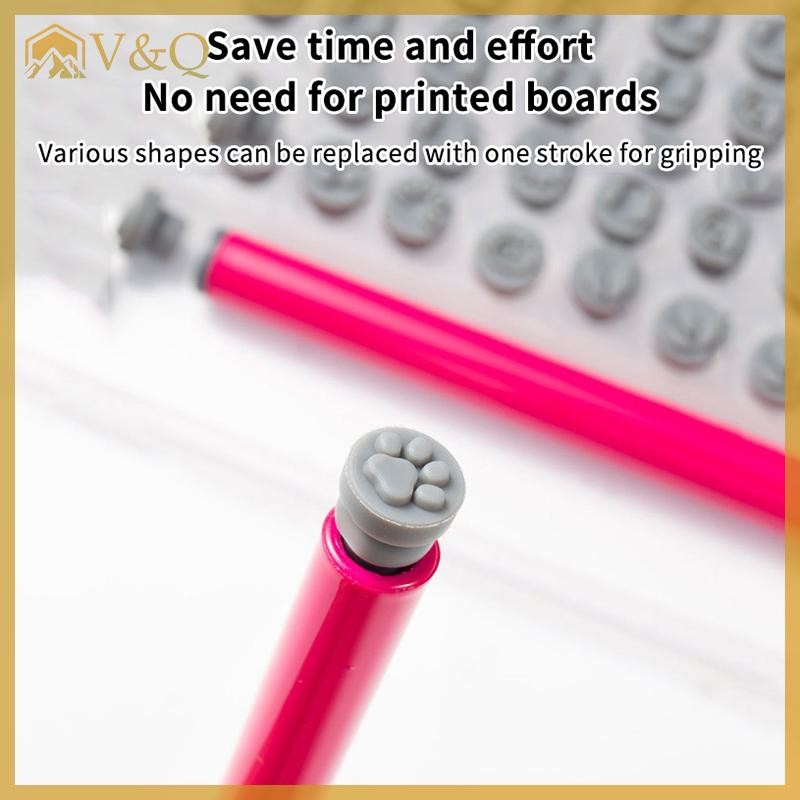 Littleloves1 36 / 48 Chiếc Móng Tay Nghệ Thuật Tem Bộ Bút DIY Thiết Kế Móng Tay Thủ Công Graffiti Hoa Nail Stamper Móng Tay Nghệ Thuật Chấm Dụng Cụ Thiết Kế Đơn Giản EN