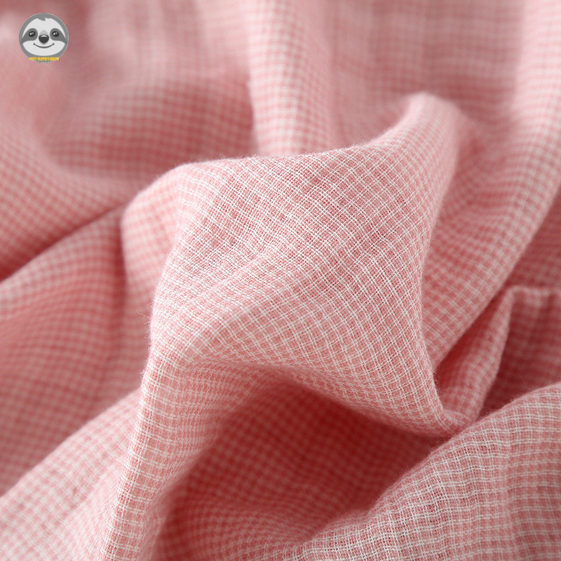 Phong Cách Nhật Bản Phong Cách Muji / Nam Nữ Cotton Nguyên Chất Sợi Bốn Lớp Cặp Đôi Phong Cách Homewear Suit / Mùa Thu Đông Dày Quần Dài Tay Bộ Đồ Ngủ