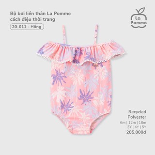 La pomme SS25  Bộ bơi liền thân La Pomme cách điệu thời trang - cho bé T6.0